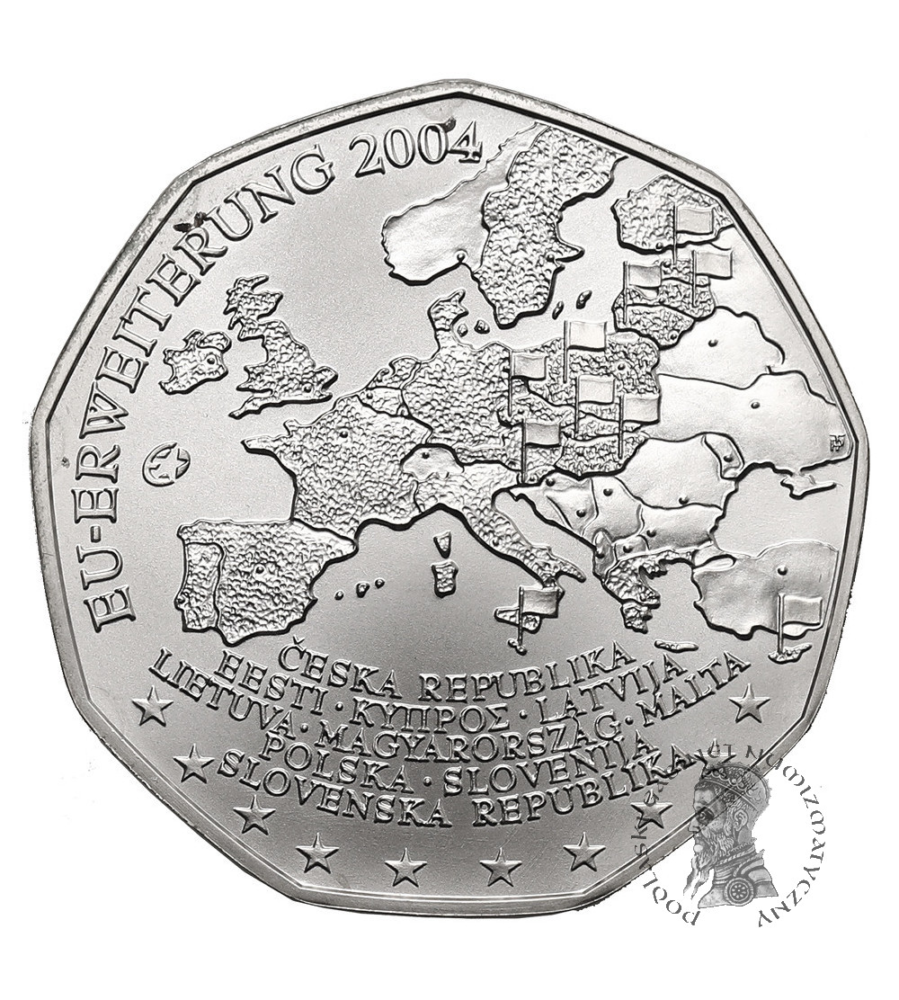 Austria. 5 Euro 2004, Rozszerzenie Unii Europejskiej