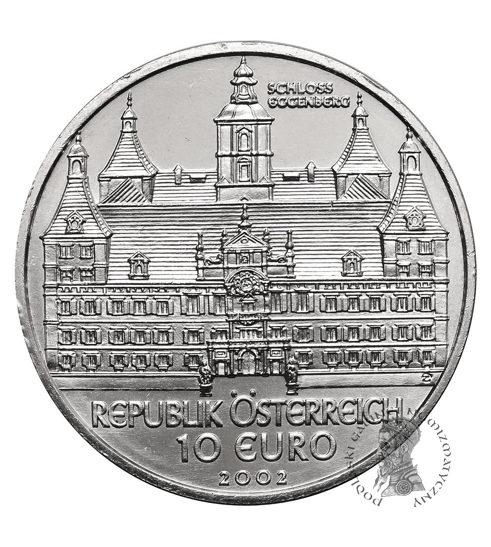 Austria. 10 Euro, 2002, Eggenberg Castle