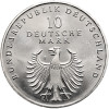 Niemcy. 10 marek 1998 F, Stuttgart, 50. rocznica wprowadzenia marki niemieckiej - moneta platerowana złotem