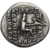 Królestwo Partów. Sinatrukes I, 93-69 r. p.n.e. AR Drachma, mennica Ekbatana