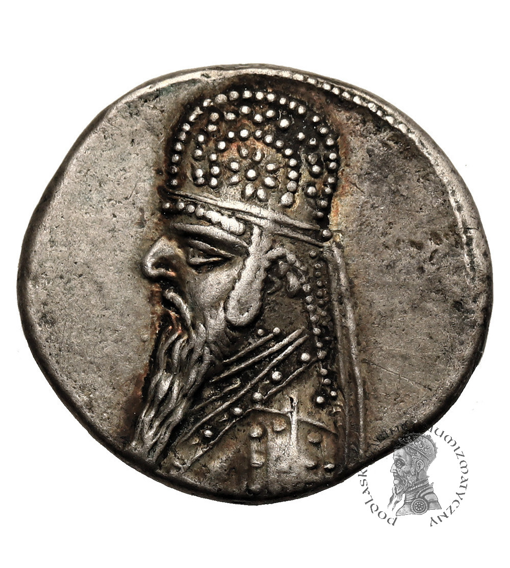 Królestwo Partów. Mitrydates II, 121-91 r. p.n.e. AR Drachma, ok. 96/5-93/2 r. p.n.e., mennica Rages