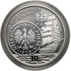 Poland. 10 Zlotys 2005, History of Zloty (5 Zlotys), Sailing Ship - Proof