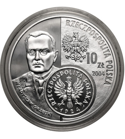 Poland. 10 Zlotys 2004, History of Zloty, Peasant woman - Proof