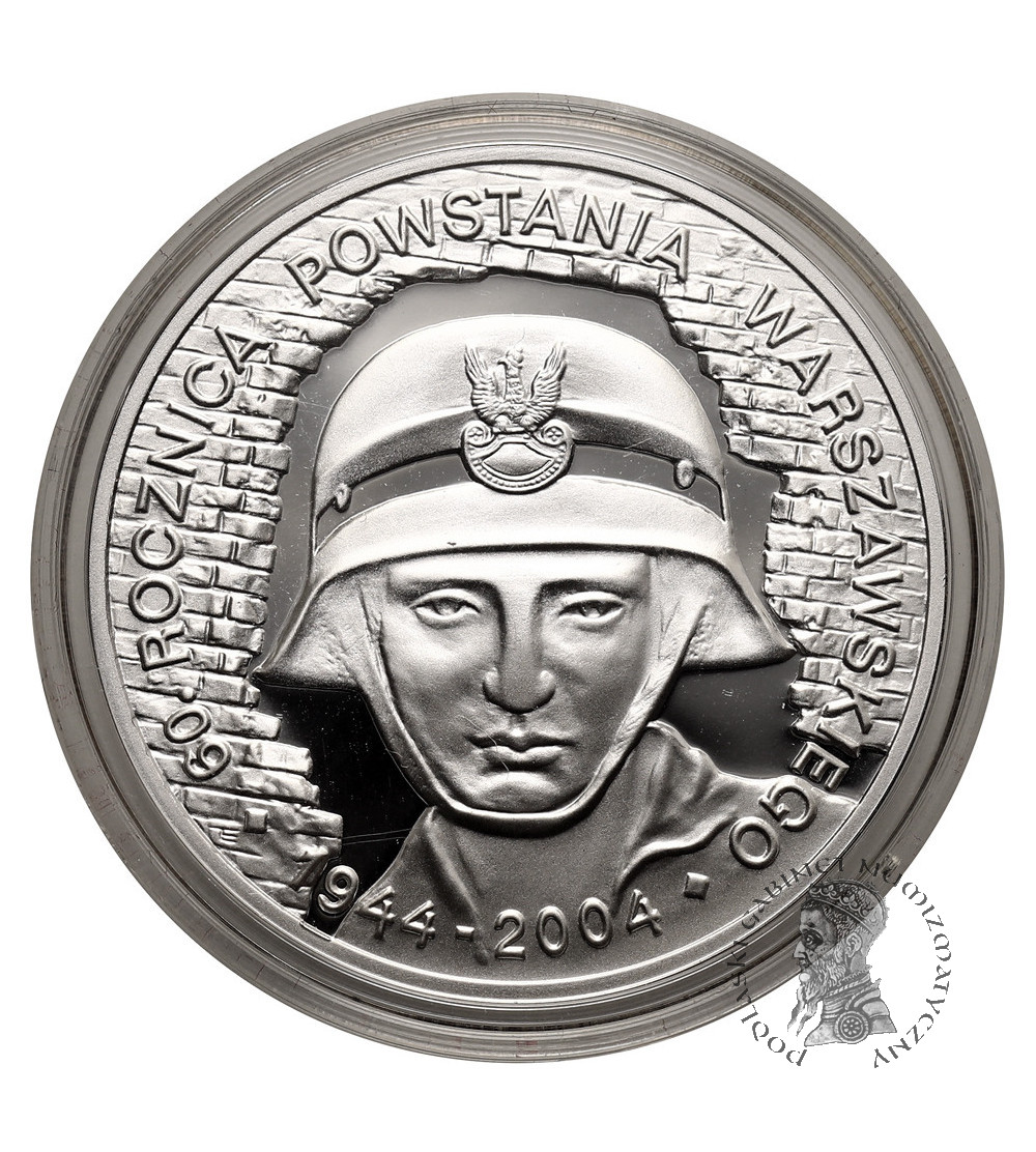 Poland. 10 Zlotys 2004, 60th Anniversary of the Warsaw Uprising - Proof