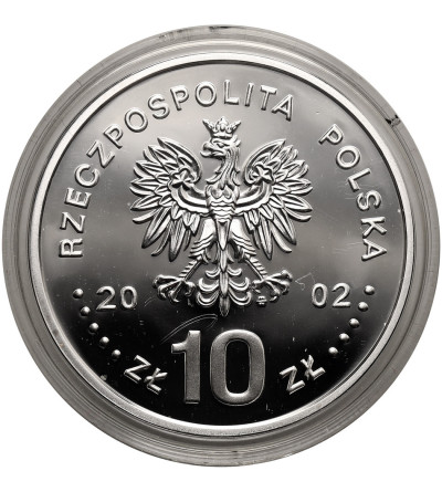 Poland. 10 Zlotys 2002, August II Mocny (August II the Strong) - bust - Proof