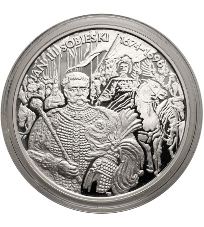 Polska. 10 złotych 2001, Jan III Sobieski - popiersie - Proof