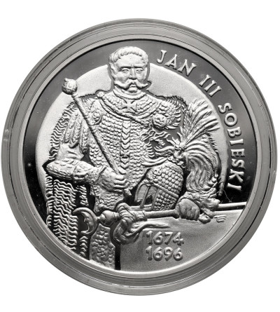 Poland. 10 Zlotys 2001, John III Sobieski - half figure - Proof