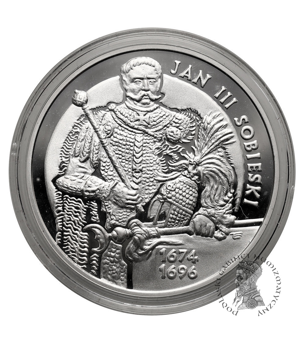 Poland. 10 Zlotys 2001, John III Sobieski - half figure - Proof