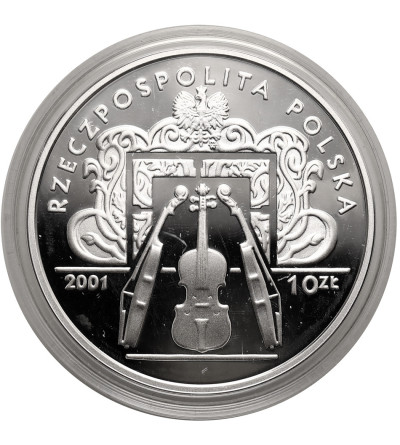 Polska. 10 złotych 2001, XII Międzynarodowy Konkurs Skrzypcowy im. Henryka Wieniawskiego - Proof