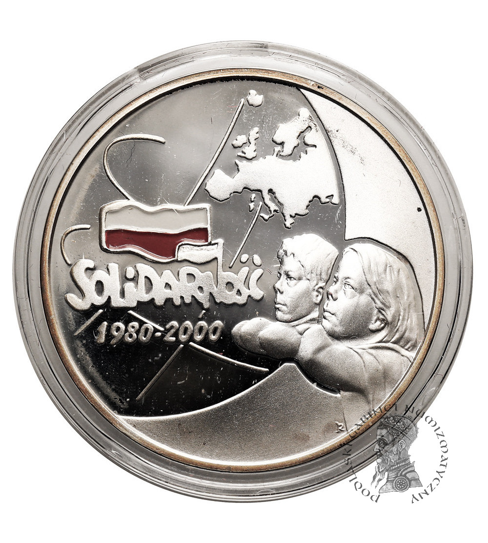 Polska. 10 złotych 2000, 20-lecie NSZZ "SOLIDARNOŚĆ" - Proof