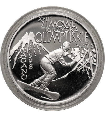 Polska. 10 złotych 1998, XVIII Zimowe Igrzyska Olimpijskie - Nagano - Proof