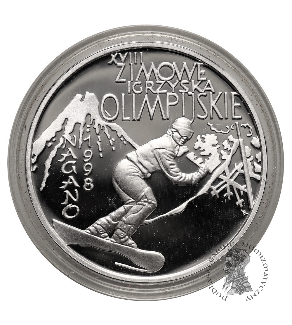 Poland. 10 Zlotys 1998, XVIII Winter Olympic Games – Nagano - Proof