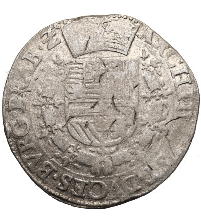 Niderlandy Hiszpańskie, Brabancja (Belgia). Albert i Izabela 1598-1621. Talar (Patagon) bez daty, Antwerpia