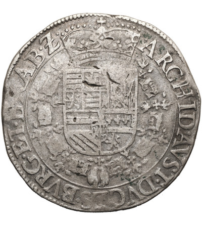 Niderlandy Hiszpańskie, Brabancja (Belgia). Albert i Izabela 1598-1621. Talar (Patagon) bez daty, Antwerpia