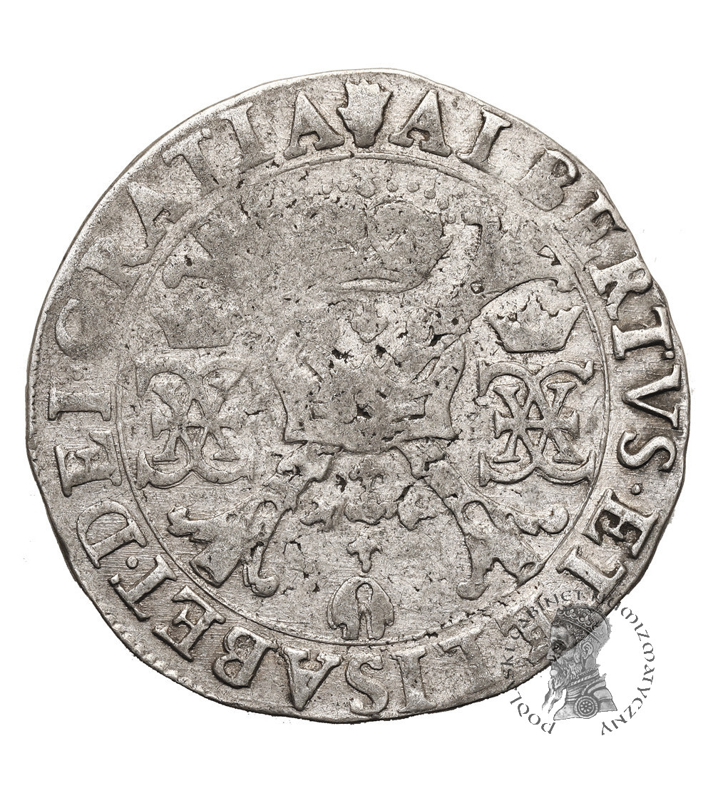 Niderlandy Hiszpańskie, Brabancja (Belgia). Albert i Izabela 1598-1621. Talar (Patagon) bez daty, Antwerpia
