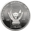 Kongo, Republika Demokratyczna. 10 franków 2009, Wielbłąd jednogarbny, Seria: Zagrożone gatunki dzikich zwierząt - Proof