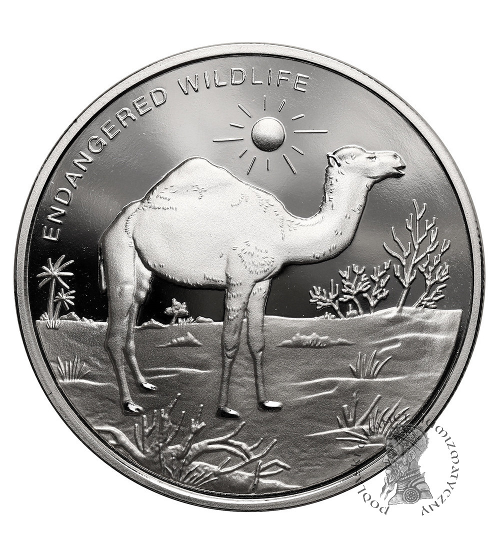 Democratic Republic of the Congo. 10 Franc 2009, Dromedary, Series: Endangered Wildlife Species - Proof