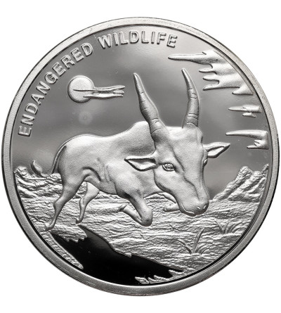 Democratic Republic of the Congo. 10 Franc 2007, Antelope, Series: Endangered Wildlife Species - Proof
