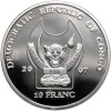 Democratic Republic of the Congo. 10 Franc 2007, Antelope, Series: Endangered Wildlife Species - Proof