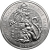 Wielka Brytania, Elżbieta II (1952-2022). 5 funtów 2022, Lew Anglii, seria: Bestie Królowej - Ag 2 Oz .9999