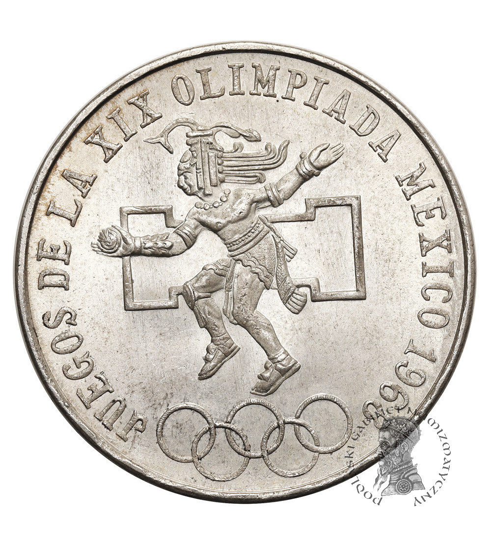 Meksyk. 25 Pesos 1968 Mo, XIX Igrzyska Olimpijskie Meksyk 1968