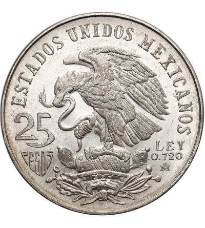 Mexico. 25 Pesos 1968 Mo, XIX Summer Olympic Games Mexico 1968