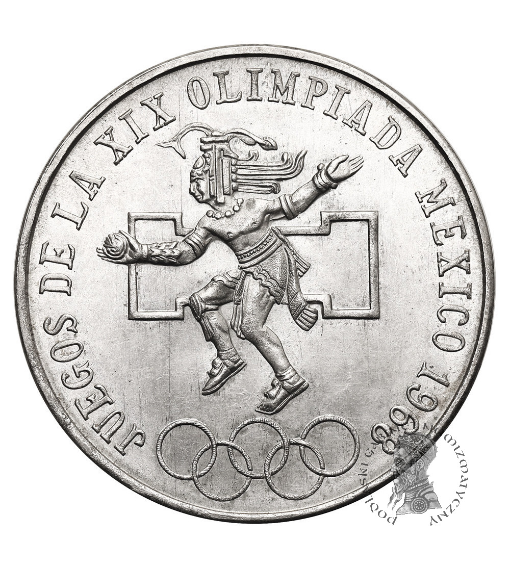 Meksyk. 25 Pesos 1968 Mo, XIX Igrzyska Olimpijskie Meksyk 1968