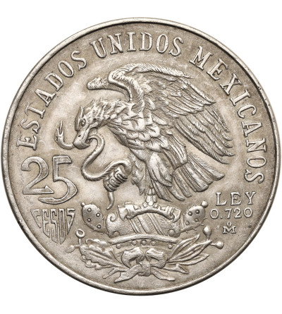 Meksyk. 25 Pesos 1968 Mo, XIX Igrzyska Olimpijskie Meksyk 1968