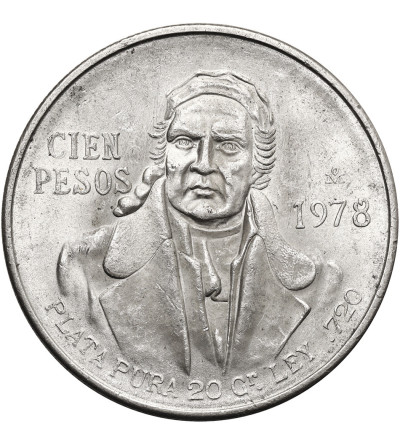 Meksyk. 100 Pesos 1978, José María Morelos