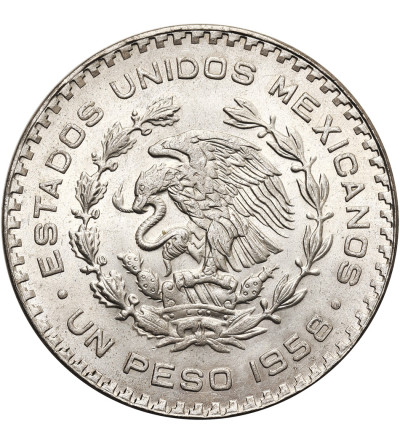Mexico. 1 Peso 1958, José María Morelos (Tepalcate)