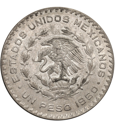 Mexico. 1 Peso 1960, José María Morelos (Tepalcate)