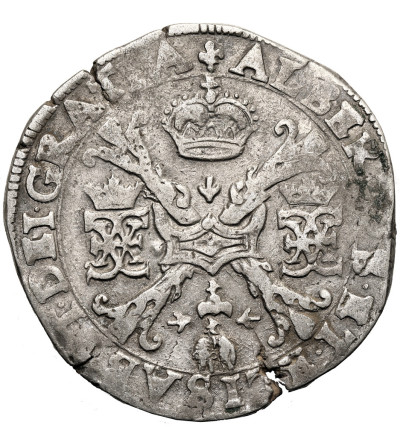 Niderlandy Hiszpańskie, Flandria (Belgia). Albert i Izabela, 1598-1621. Talar (Patagon) 1617, mennica Brugia (Brugge)