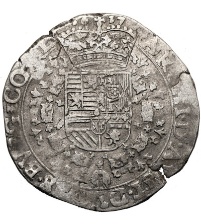 Niderlandy Hiszpańskie, Flandria (Belgia). Albert i Izabela, 1598-1621. Talar (Patagon) 1617, mennica Brugia (Brugge)