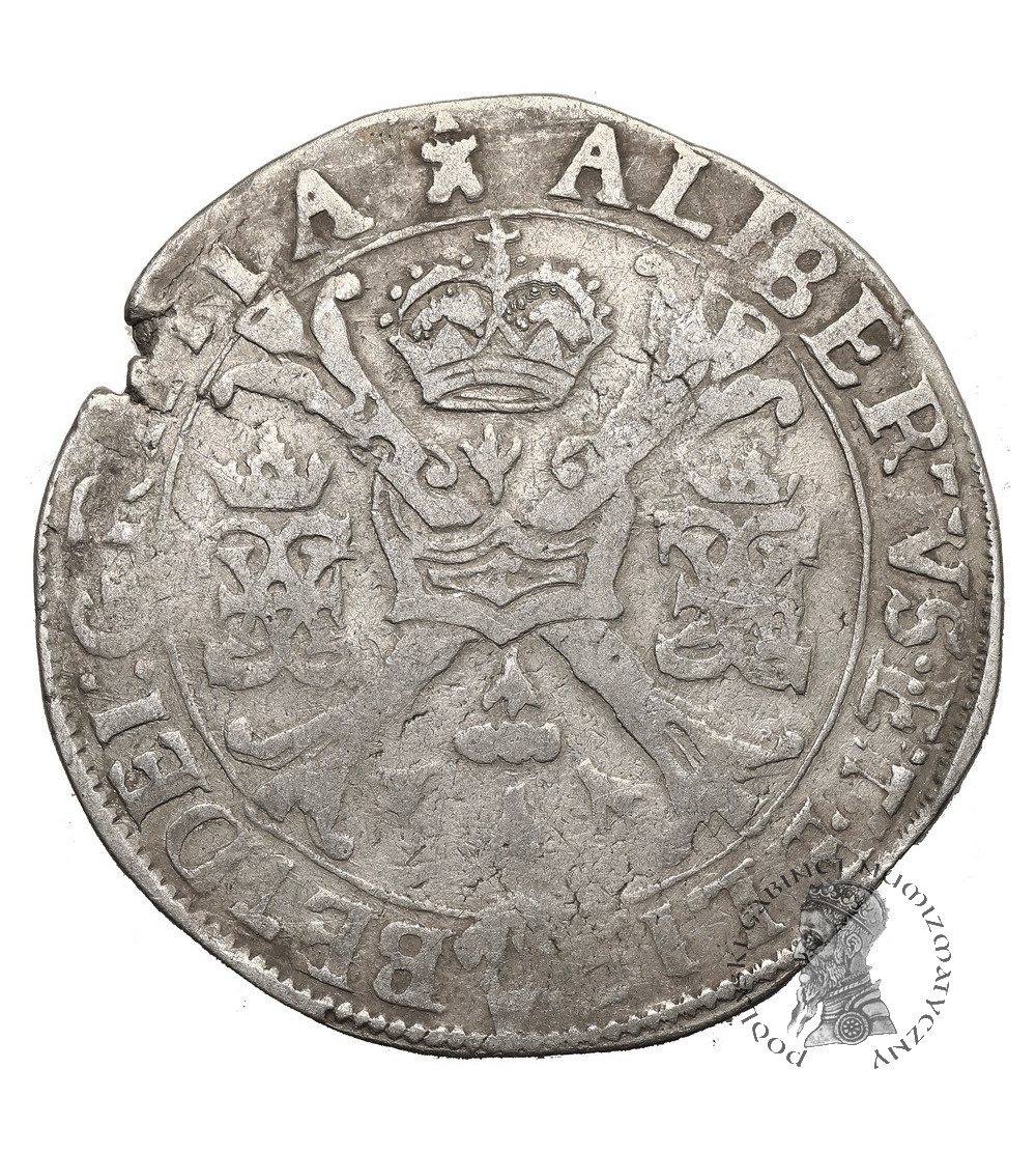Niderlandy Hiszpańskie, Tournai (Belgia). Albert i Izabela 1598-1621. Talar (Patagon) bez daty, mennica Tournai / Doornik