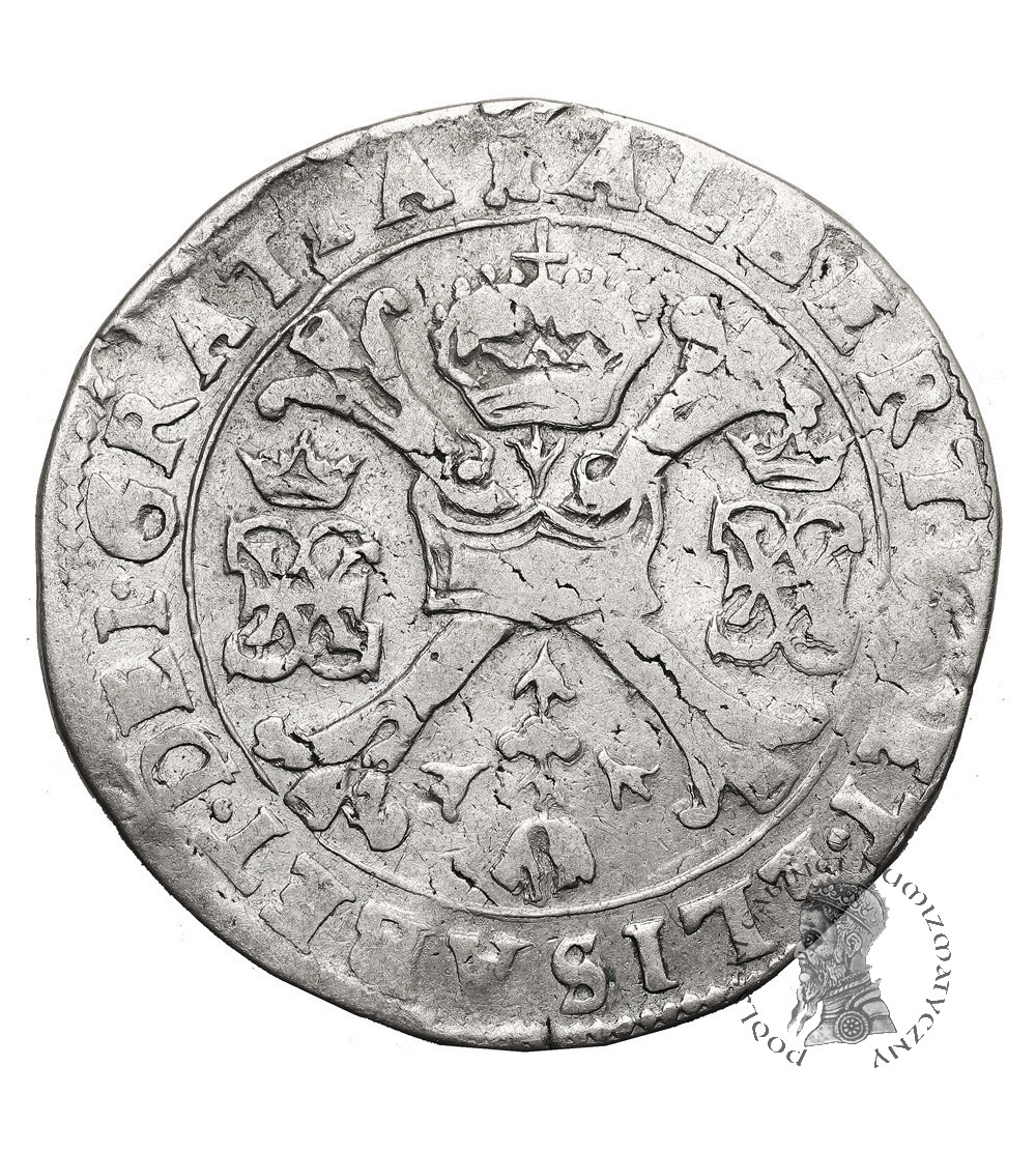 Niderlandy Hiszpańskie, Tournai (Belgia). Albert i Izabela 1598-1621. Talar (Patagon) bez daty, mennica Tournai / Doornik