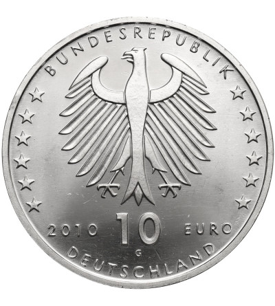 Germany. 10 Euro 2010 G, 100th anniversary of Konrad Zuse’s birth