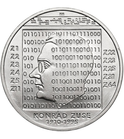 Niemcy. 10 Euro 2010 G, 100. rocznica urodzin Konrada Zuse’a
