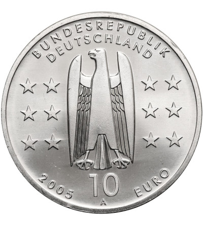 Germany. 10 Euro 2005 A, 1200 years of Magdeburg