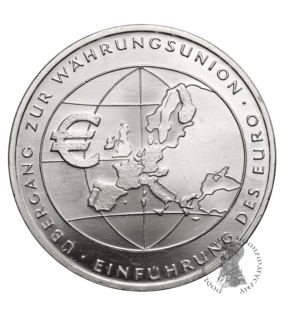 Germany. 10 Euro 2002 F, 50th Anniversary of the German Federal Bank