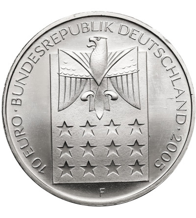 Germany. 10 Euro 2005 F, Bertha von Suttner