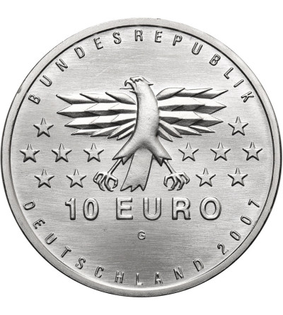 Niemcy. 10 Euro 2007 G, Saara, 50. rocznica przejęcia kontroli przez Niemcy