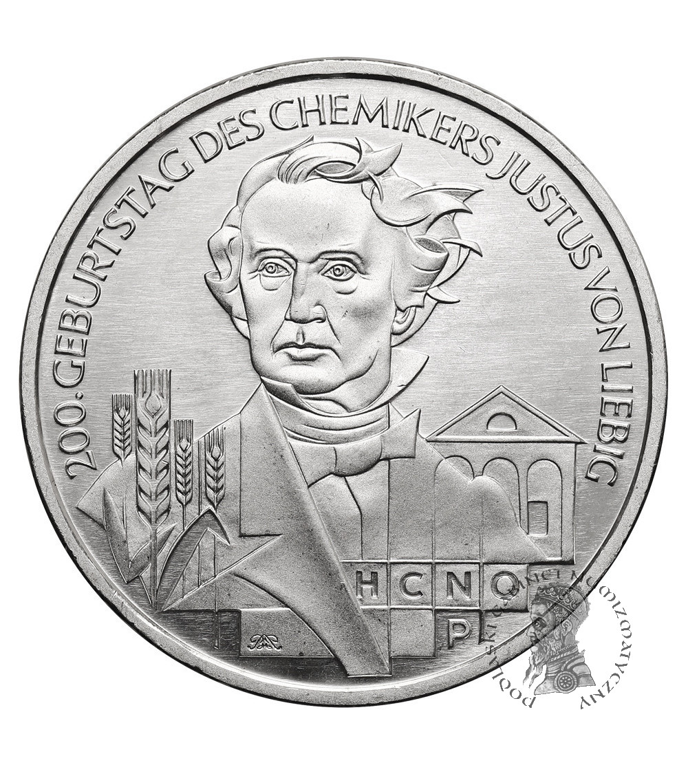 Niemcy. 10 Euro 2003 J, Justus von Liebig