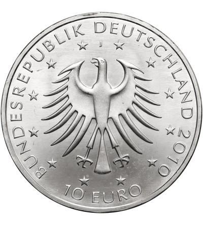 Niemcy. 10 Euro 2010 J, 2010. rocznica urodzin Roberta Schumanna