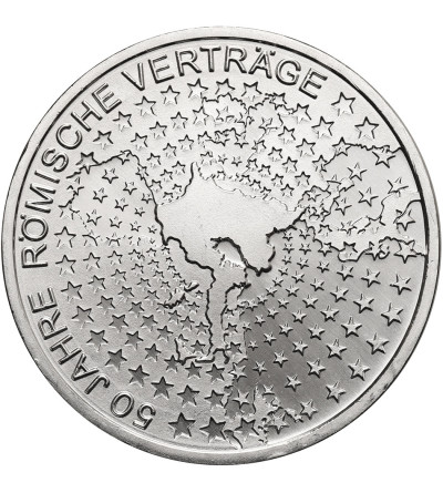 Niemcy. 10 Euro 2007 F, 50. rocznica podpisania Traktatów Rzymskich