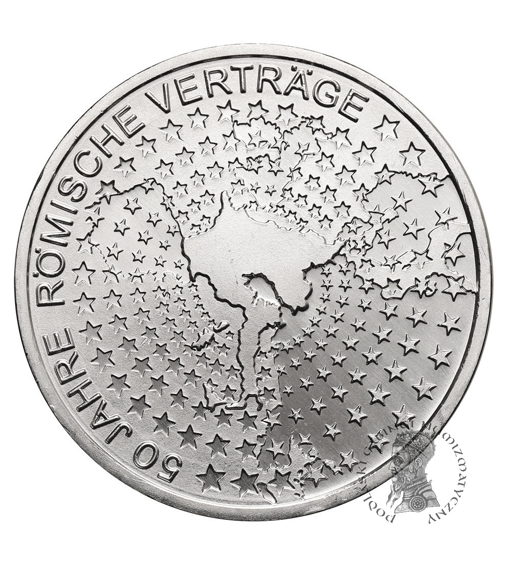 Niemcy. 10 Euro 2007 F, 50. rocznica podpisania Traktatów Rzymskich