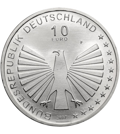 Germany. 10 Euro 2007 F, 50th Anniversary of the Treaties of Rome