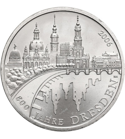 Germany. 10 Euro 2006 A, 800 years of Dresden