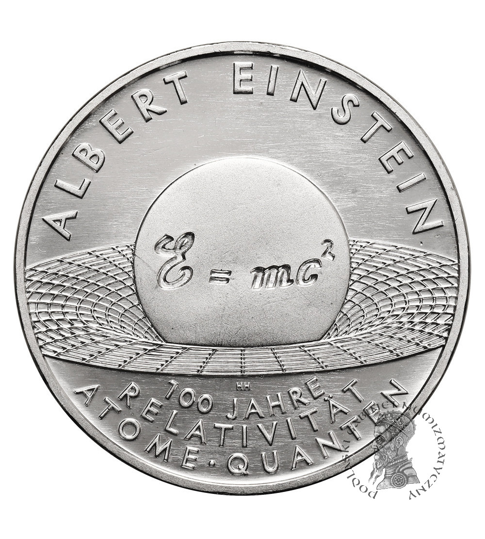 Germany. 10 Euro 2005 J, Centennial of Albert Einstein's Relativity Theory