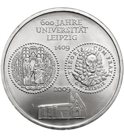 Germany. 10 Euro 2009 A, 600th Anniversary of Leipzig University