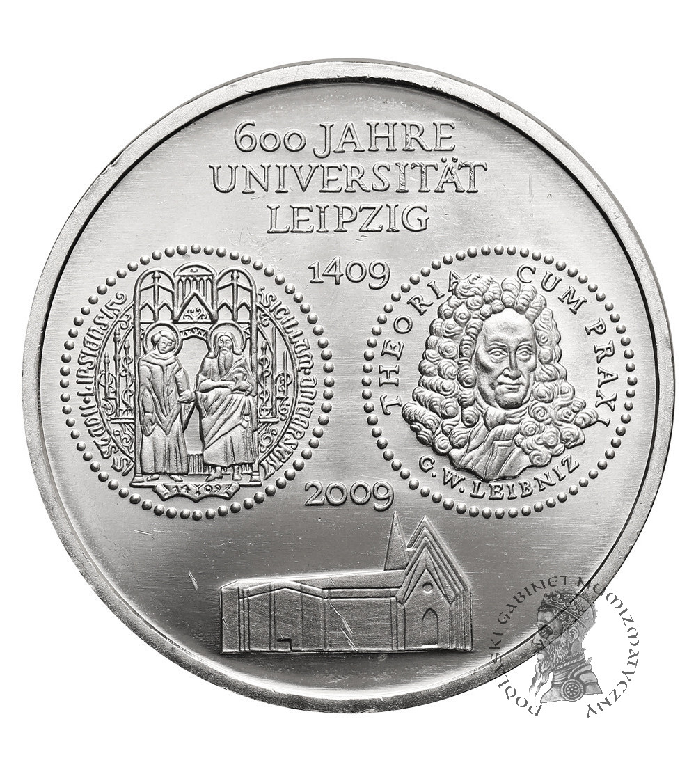 Niemcy. 10 Euro 2009 A, 600. rocznica powstania Uniwersytetu w Lipsku